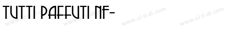 Tutti Paffuti NF字体转换